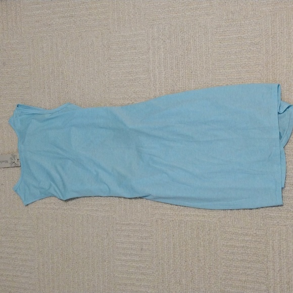 Chic Sky Blue Cutout Dress - Picture 4 of 4